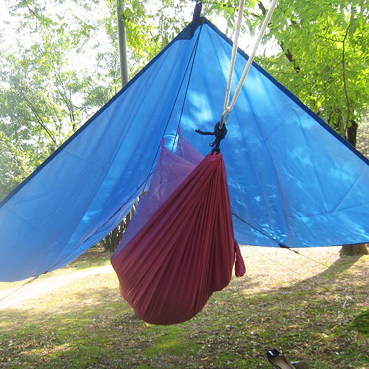 Cheap Goat Tents Outdoor Waterproof UV Resistant Camping Tarp Folding Tent Beach Shade Tarp Multifunctional Sunscreen Beach Pergola Shade Tent Tents 